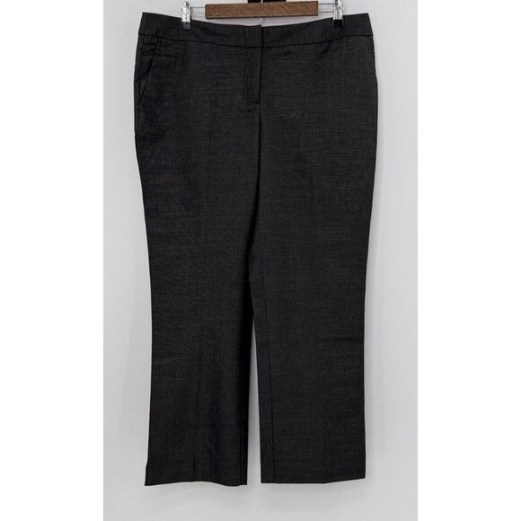 NWT Worthington Women’s Black Metallic Tweed Dress Pants Size 14 Career Workwear - Picture 1 of 10